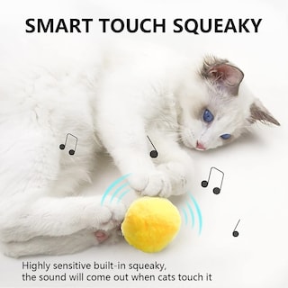Foto 2 | Pelota De Juguete Para Gatos Con 3 Sonidos De Animales Para Cat Huoguo - Venta Internacional.