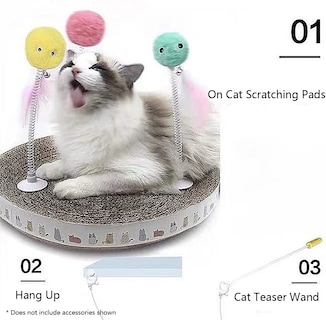 Foto 4 | Pelota De Juguete Para Gatos Con 3 Sonidos De Animales Para Cat Huoguo - Venta Internacional.