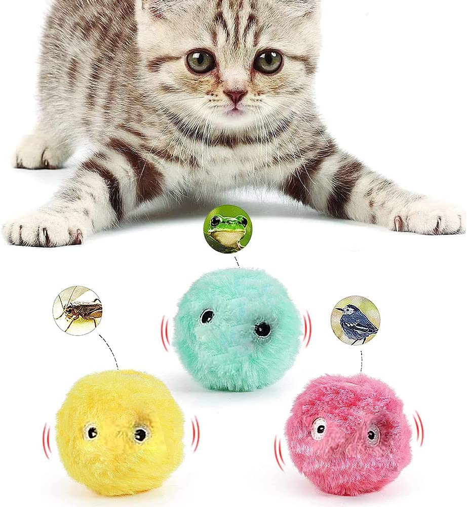 Foto 6 pulgar | Pelota De Juguete Para Gatos Con 3 Sonidos De Animales Para Cat Huoguo - Venta Internacional.