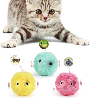 Foto 5 | Pelota De Juguete Para Gatos Con 3 Sonidos De Animales Para Cat Huoguo - Venta Internacional.
