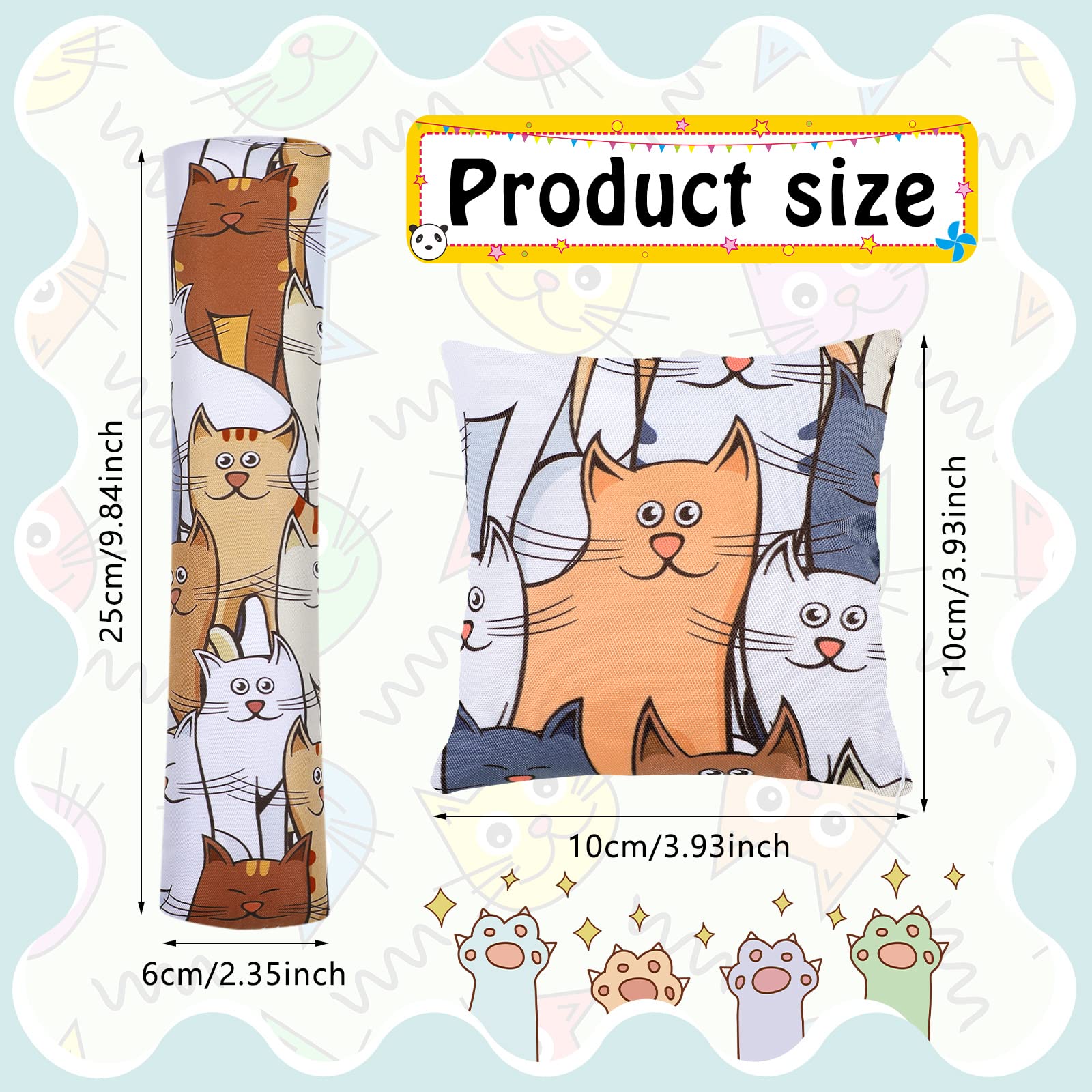 Foto 2 | Catnip Kicker Toys Hungdao Para Gatos, Resistentes A Las Mordeduras, 8 Piezas - Venta Internacional.