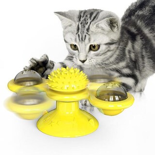 Foto 2 | Cepillo Para Rascar Juguetes Para Gatos Windmill, Tocadiscos, Juguetes Para Mascotas - Venta Internacional.