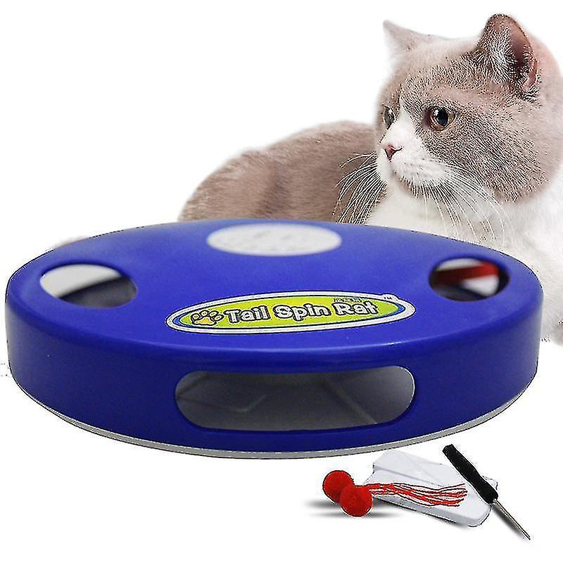 Juguete Automático Para Gatos Huoguo, Ajustable En Múltiples Posiciones, Azul - Venta Internacional.