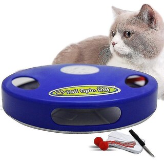 Foto 1 | Juguete Automático Para Gatos Huoguo, Ajustable En Múltiples Posiciones, Azul - Venta Internacional.
