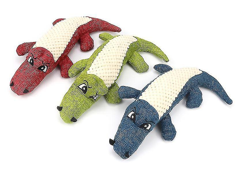 Foto 5 pulgar | Juguete Para Perros Huoguo Simulación De Cocodrilo, Resistente A Mordeduras - Venta Internacional.