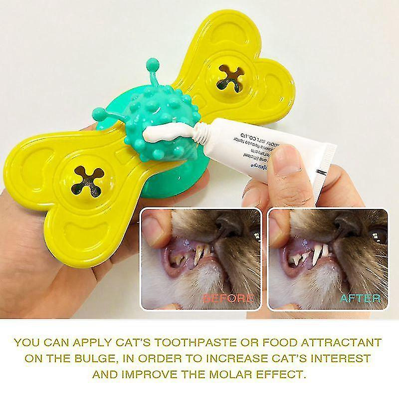 Foto 5 pulgar | Molino De Viento Interactivo Con Forma De Mariposa Huoguo Para Gatos Con Hierba Gatera - Venta Internacional.