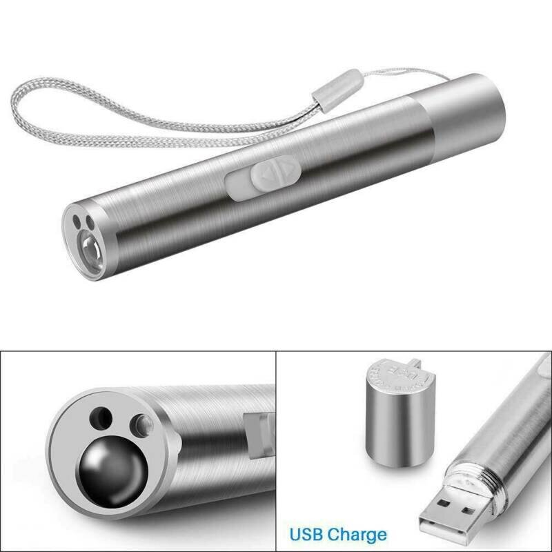 Foto 3 pulgar | Puntero Láser Para Gatos, Luz Uv, 3 En 1, Recargable, Usb - Venta Internacional.