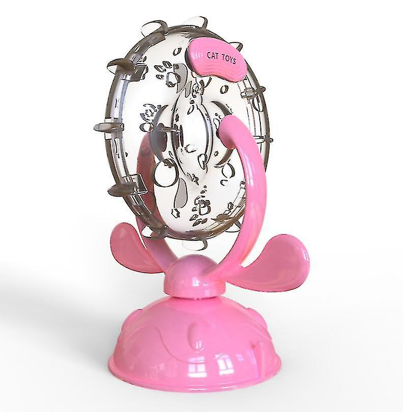 Foto 2 pulgar | Cat Toy Huoguo Ferris Wheel Dispensador De Comida Lento, Color Rosa - Venta Internacional.