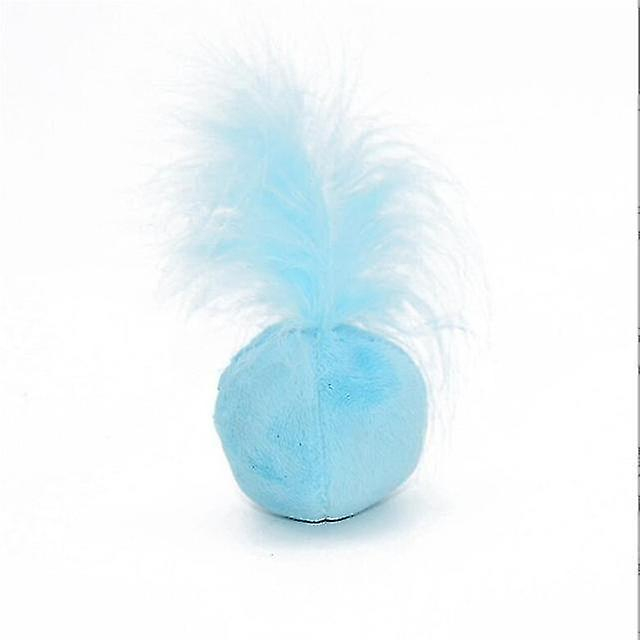 Pet Cat Toys Jaula Para Pájaros, Bañeras Para Pájaros, Campana, Felpa, Azul - Venta Internacional.