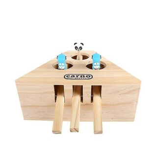 Foto 2 | Juguete Para Gatos Huoguo, Juguete De Caza De Gatos, Persiguiendo Ratones, Laberinto De Madera Con 3 - Venta Internac