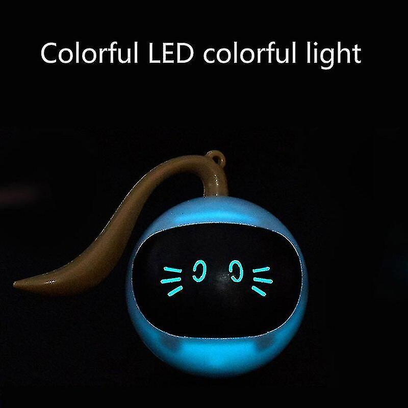 Foto 5 pulgar | Bola Giratoria Inteligente Eléctrica Cat Toy Huoguo Para Gatito - Venta Internacional.