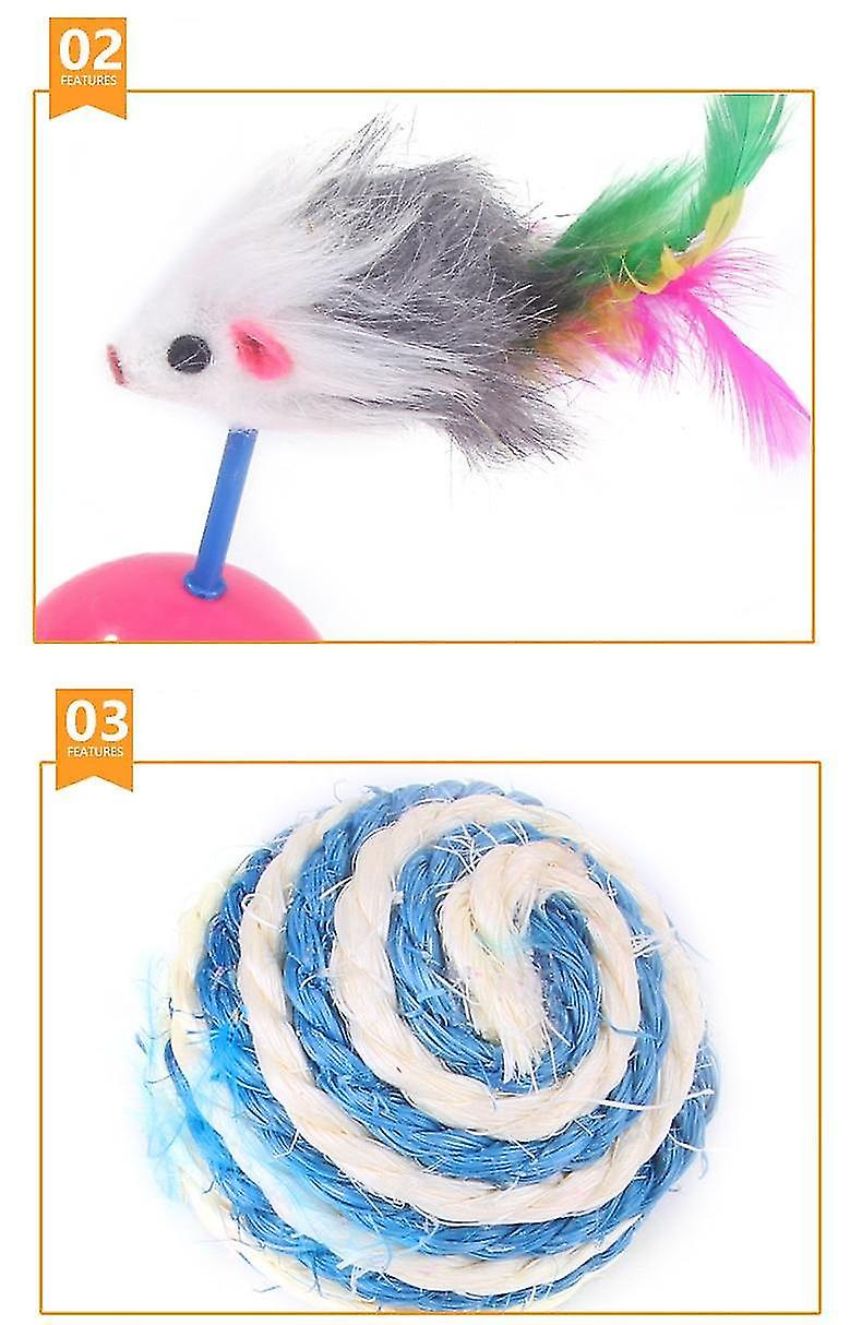 Foto 5 pulgar | Kit De Juguetes Para Gatos Huoguo, 20 Piezas, Túneles Plegables Interactivos - Venta Internacional.
