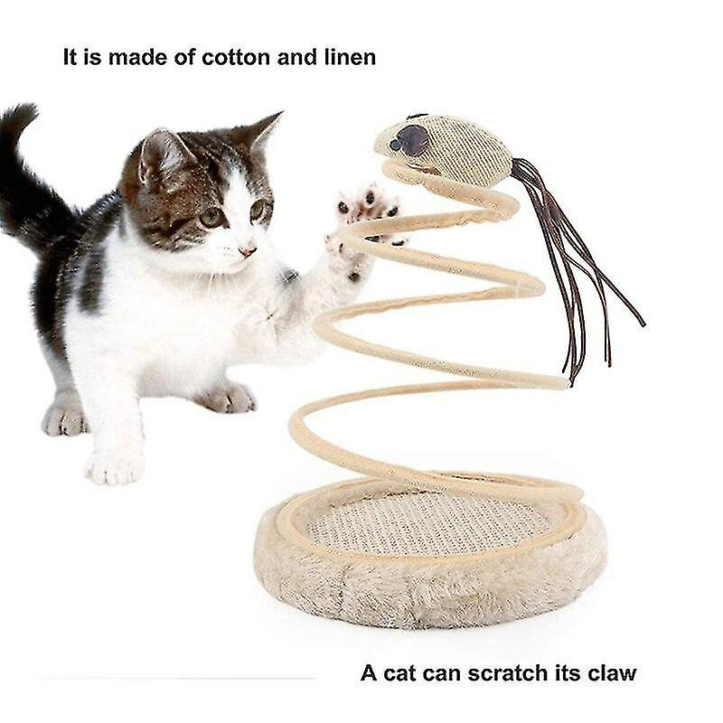 Foto 2 pulgar | Gatito Divertido De Peluche Interactivo, Plegable Y Giratorio Para Gatos - Venta Internacional.