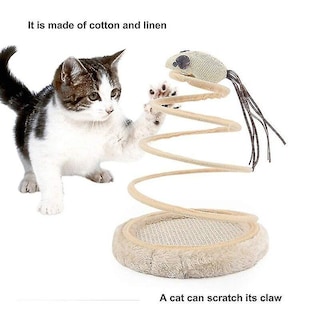 Foto 1 | Gatito Divertido De Peluche Interactivo, Plegable Y Giratorio Para Gatos - Venta Internacional.