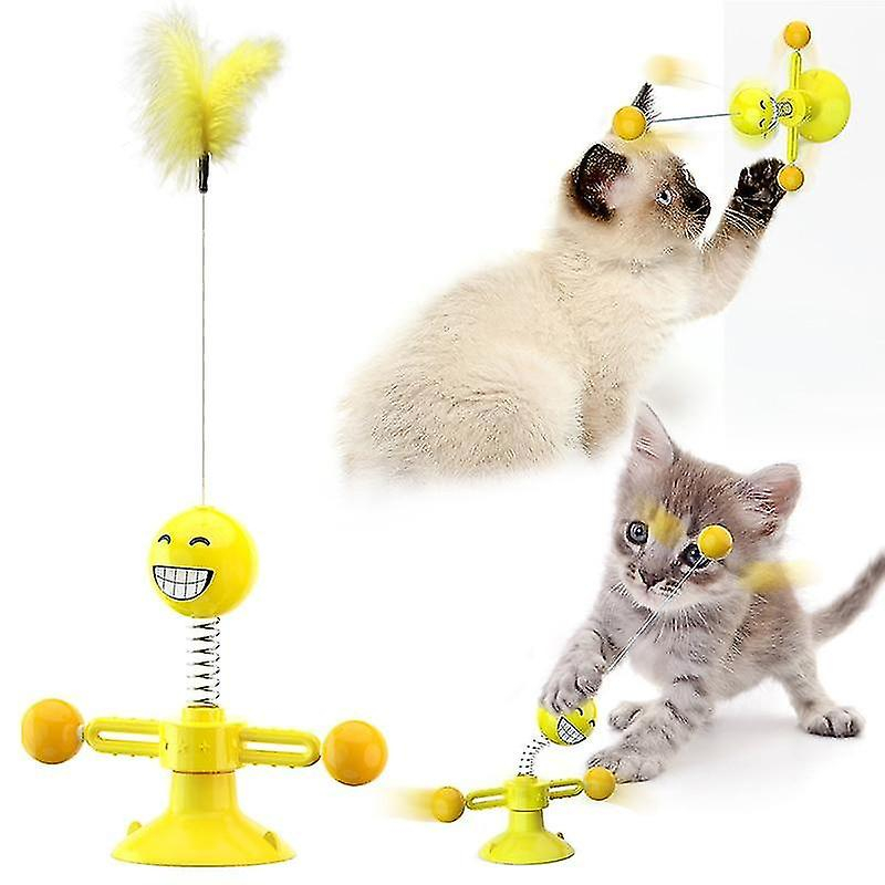 Juguete Para Gatos Huoguo Interesante Eléctrico Automático Con Bola De Plumas - Venta Internacional.