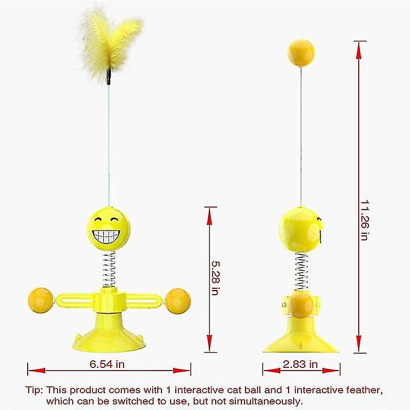 Foto 5 pulgar | Juguete Para Gatos Huoguo Interesante Eléctrico Automático Con Bola De Plumas - Venta Internacional.