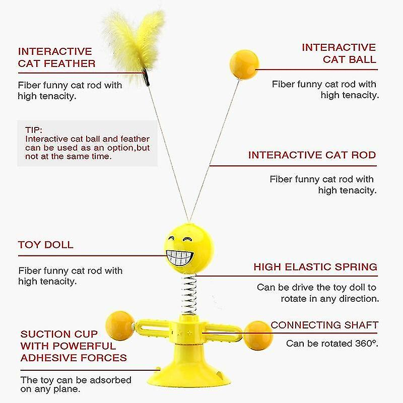 Foto 6 pulgar | Juguete Para Gatos Huoguo Interesante Eléctrico Automático Con Bola De Plumas - Venta Internacional.