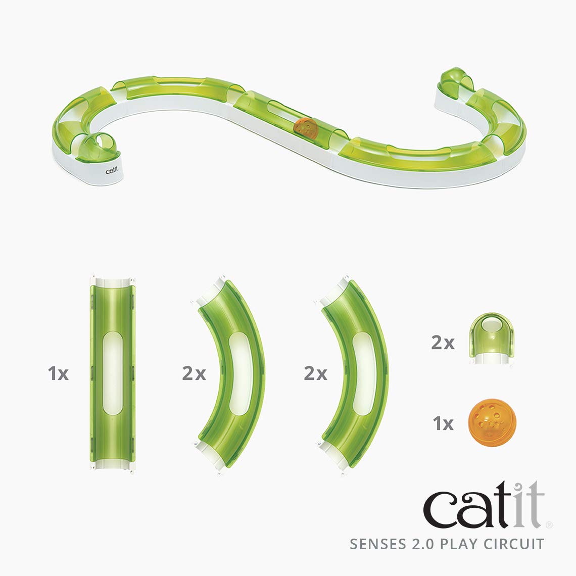 Foto 3 pulgar | Circuito De Juego Interactivo Para Gatos Catit Senses 2.0 - Venta Internacional.