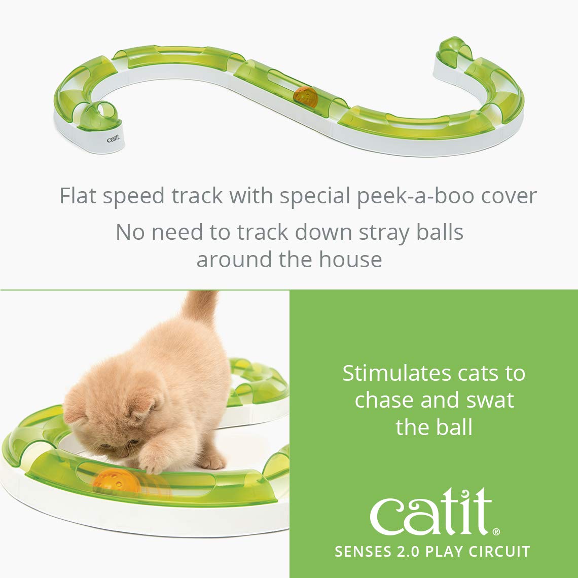 Foto 4 pulgar | Circuito De Juego Interactivo Para Gatos Catit Senses 2.0 - Venta Internacional.