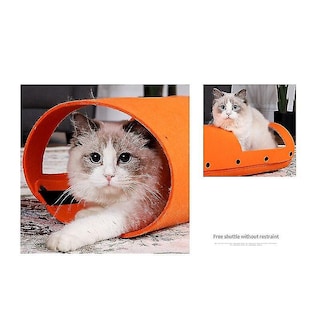 Foto 4 | Paño De Fieltro Plegable Cat Tunnel Huoguo Diy De 70 X 52 Cm, Color Verde - Venta Internacional.