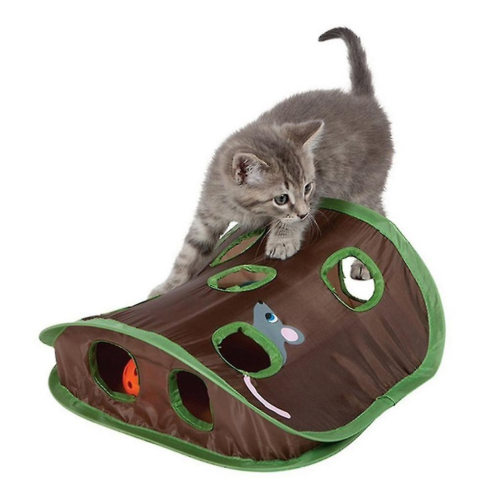 Carpa Con Forma De Campana Huoguo, De Juguete, Con Túnel De 9 Orificios Para Mascotas, Gatos Y Raton - Venta Interna