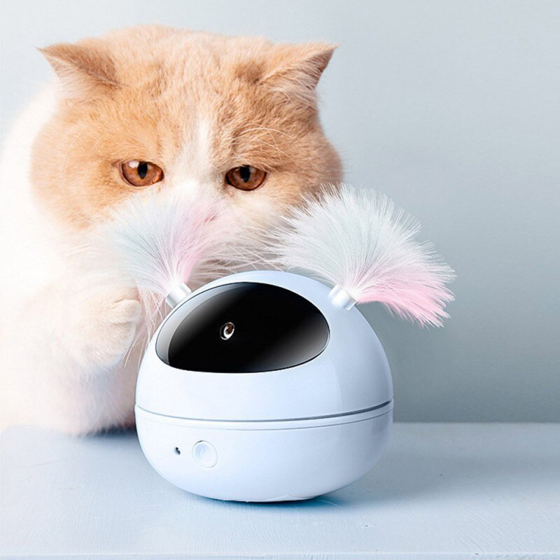 Juguete Láser Interactivo Para Gatos Sanlin Beans, Ajustable En 360 Grados - Venta Internacional.