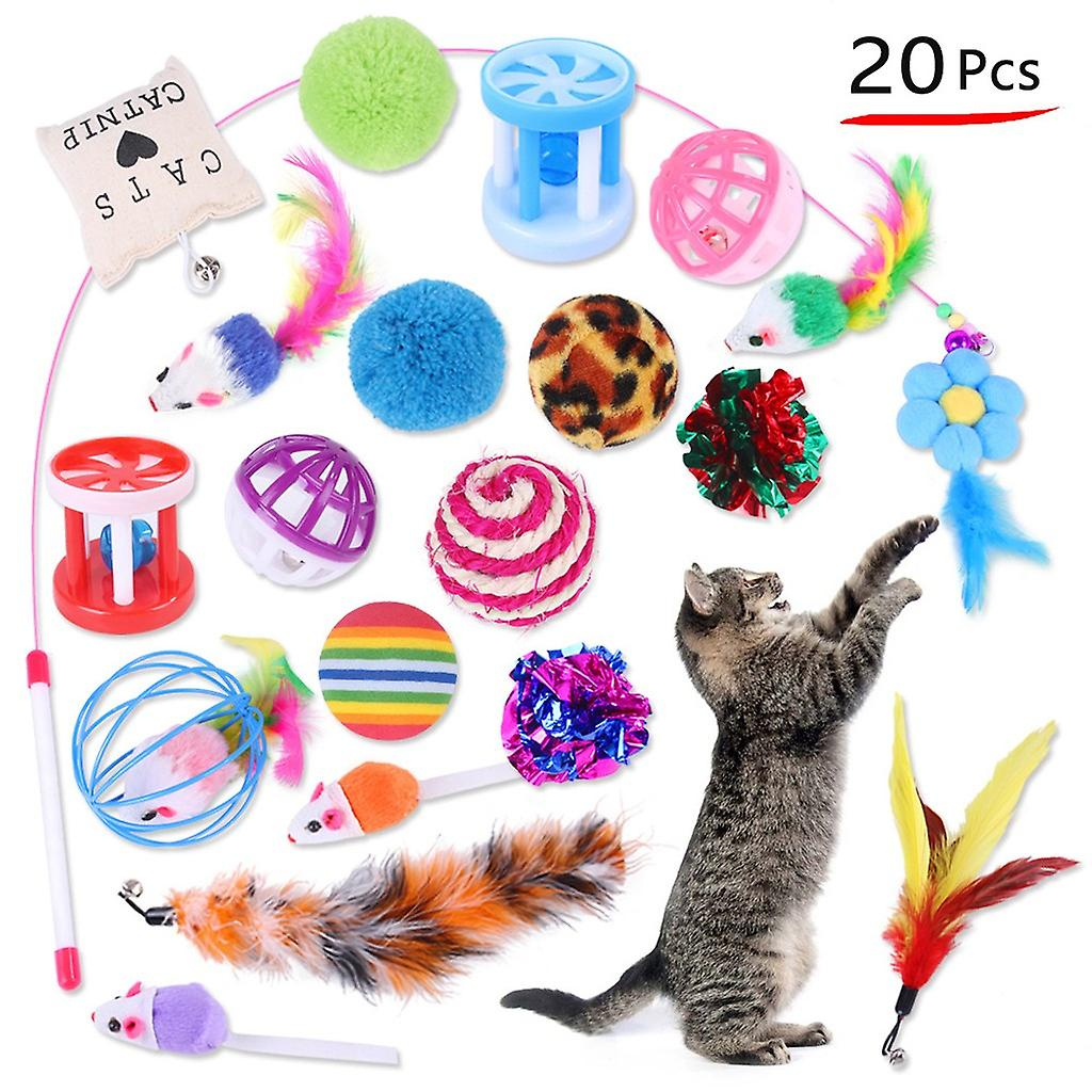 Foto 3 pulgar | Cat Toys Huoguo, 20 Unidades, Para Interiores, Gatos Y Gatitos - Venta Internacional.
