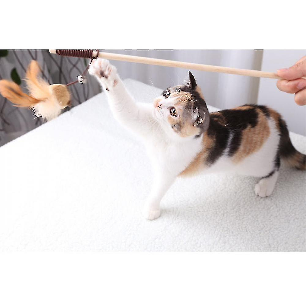 Foto 4 pulgar | Juego De Juguetes Para Gatos, 7 Piezas, Barra De Madera Con Forma De Campana Para Gatos - Venta Internacional.