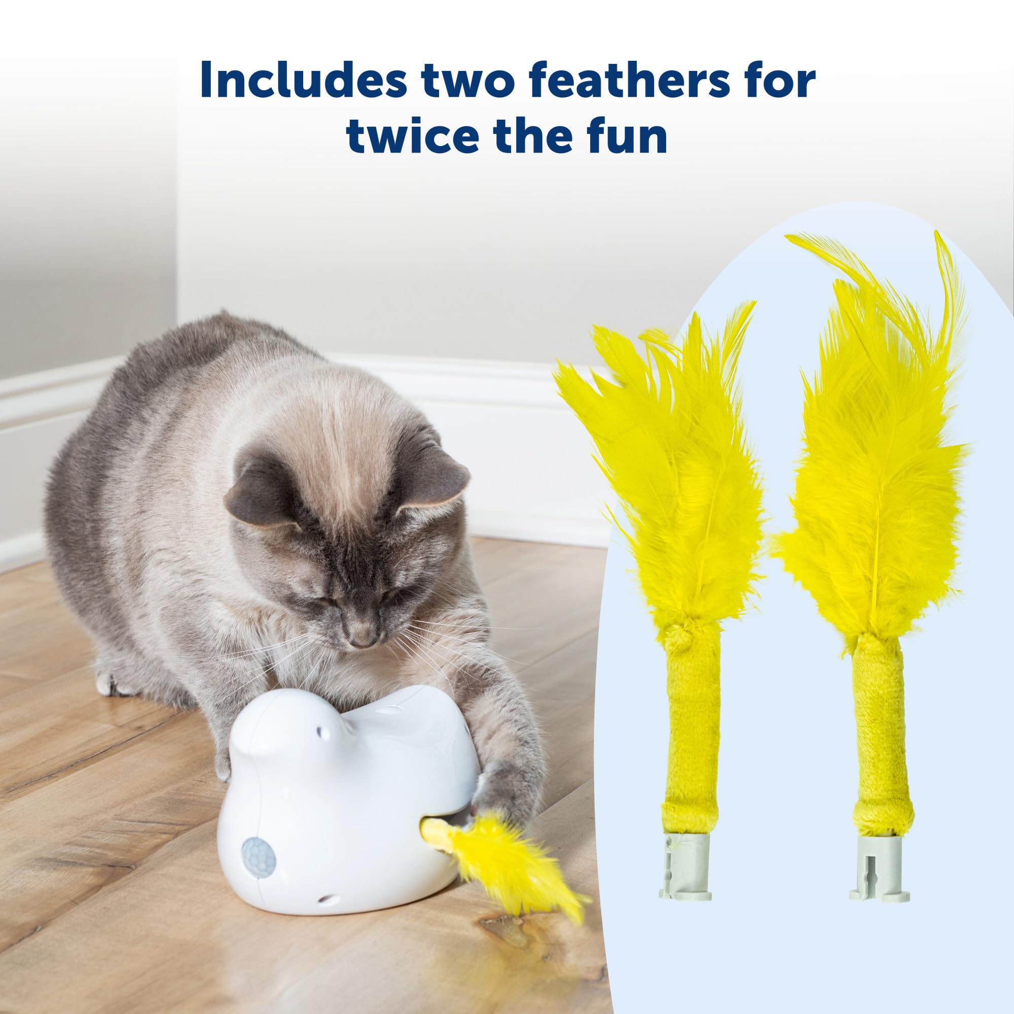 Foto 3 | Plumas De Repuesto Para Juguetes Petsafe Peek-a-bird Para Gatos, Paquete De 2 - Venta Internacional.