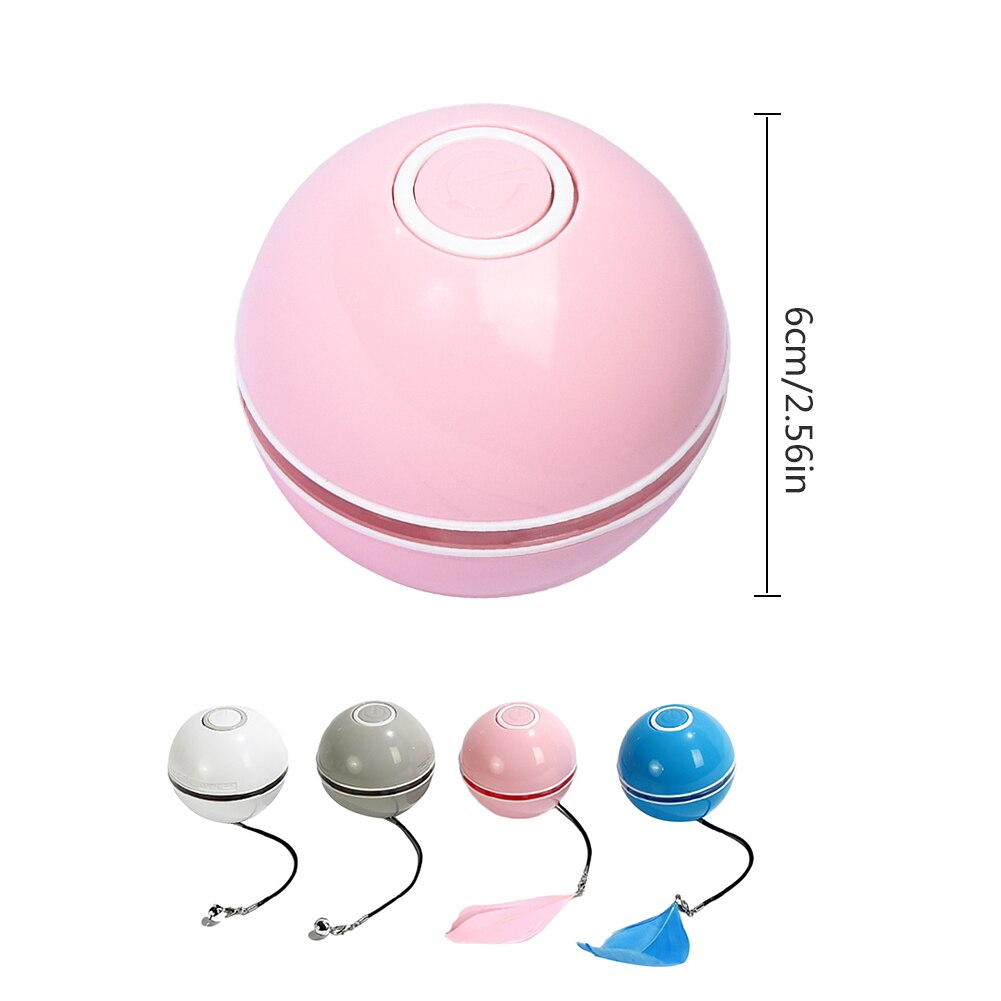 Juguete Para Gatos Sanlin Beans, Colorido, Led Que Gira Automáticamente Con Hierba Gatera - Venta Internacional.