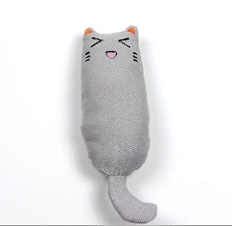 Foto 1 | Molar De Tela De Algodón Puro Huoguo De Cat Toys Con Hierba Gatera Gris - Venta Internacional.