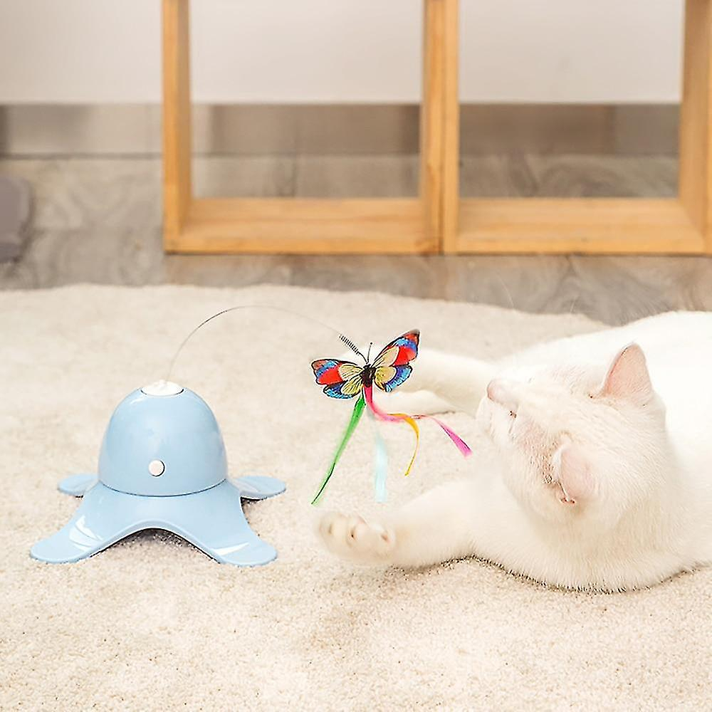 Foto 6 pulgar | Teaser Eléctrico Para Gatos Huoguo, De Juguete Para Gatos, Inteligente, Que Gira, Rosa - Venta Internacional.