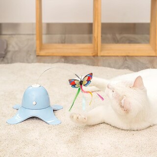 Foto 5 | Teaser Eléctrico Para Gatos Huoguo, De Juguete Para Gatos, Inteligente, Que Gira, Rosa - Venta Internacional.