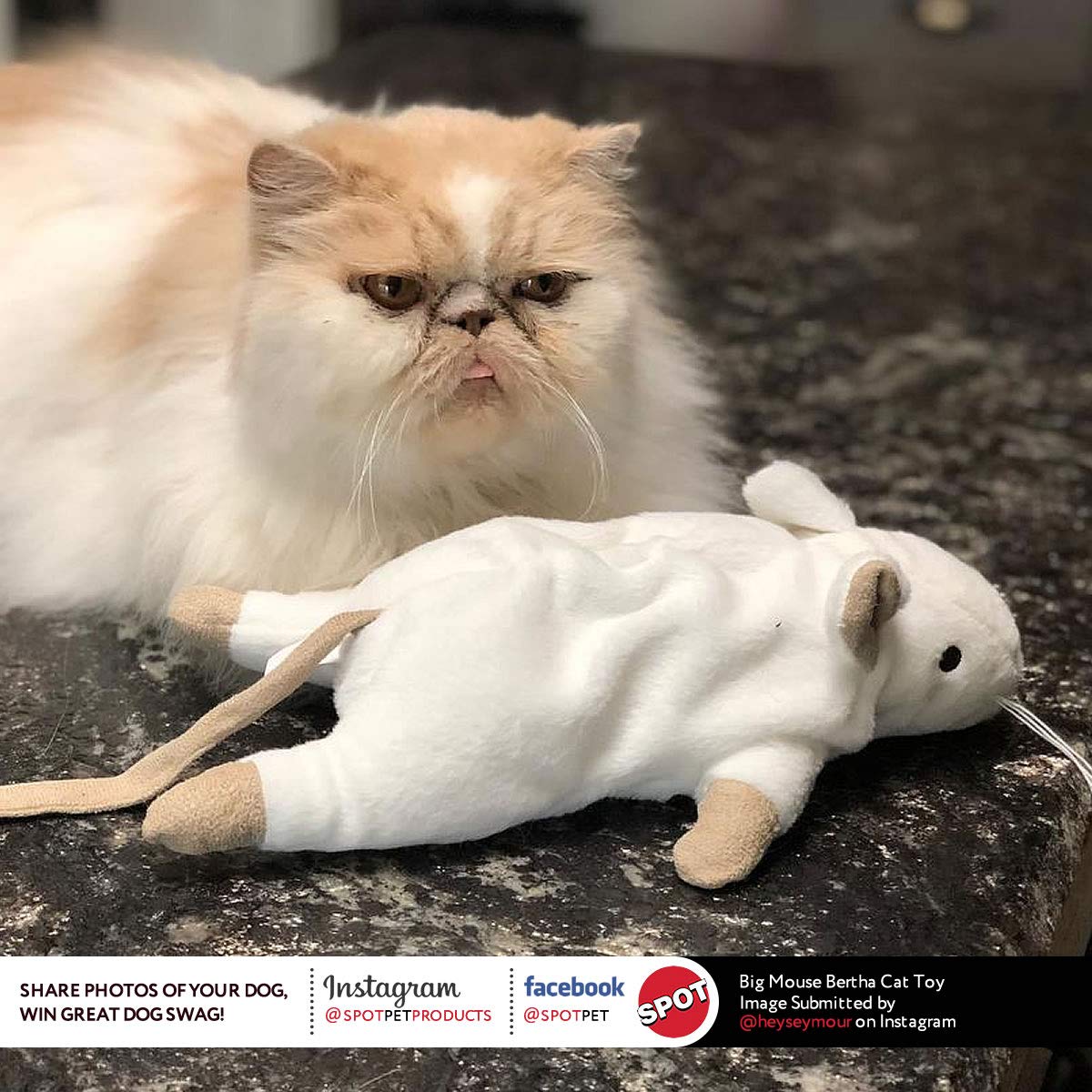 Foto 4 pulgar | Juguete Para Gatos Ethical Pets Big Mouse Bertha Con Catnip & Crinkle Sound - Venta Internacional.