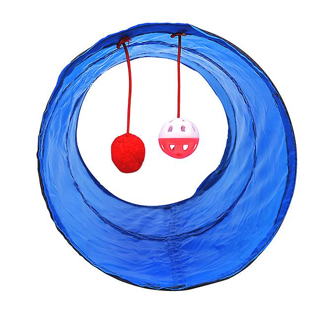 Foto 2 | Túnel Plegable Para Gatos De Dos Canales Con Bola De Campana - Venta Internacional.