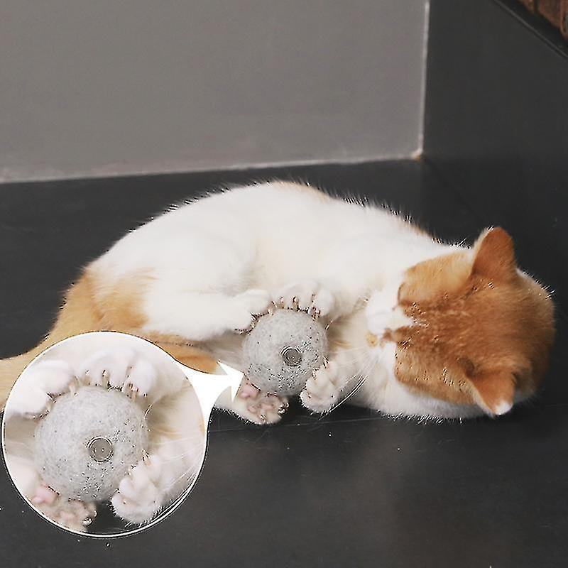 Foto 4 pulgar | Pelota Interactiva Cat Toy Con Hierba Gatera Natural Para Gatos - Venta Internacional.