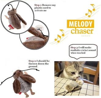 Foto 2 | Juguete Interactivo Para Gatos Huoguo Animal Sound Squeaking Cricket - Venta Internacional.