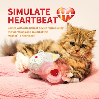 Foto 2 | Juguete Calmante Para Gatos All For Paws Afp Heartbeat De Peluche - Venta Internacional.