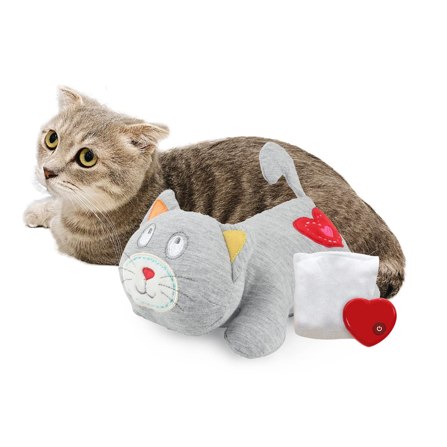 Foto 8 pulgar | Juguete Calmante Para Gatos All For Paws Afp Heartbeat De Peluche - Venta Internacional.