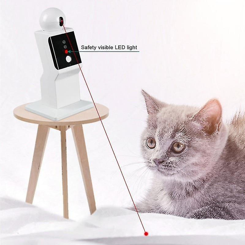 Foto 4 pulgar | Juguete Para Gatos Huoguo, Láser Led Interactivo Usb, Rotación De 360 Grados - Venta Internacional.
