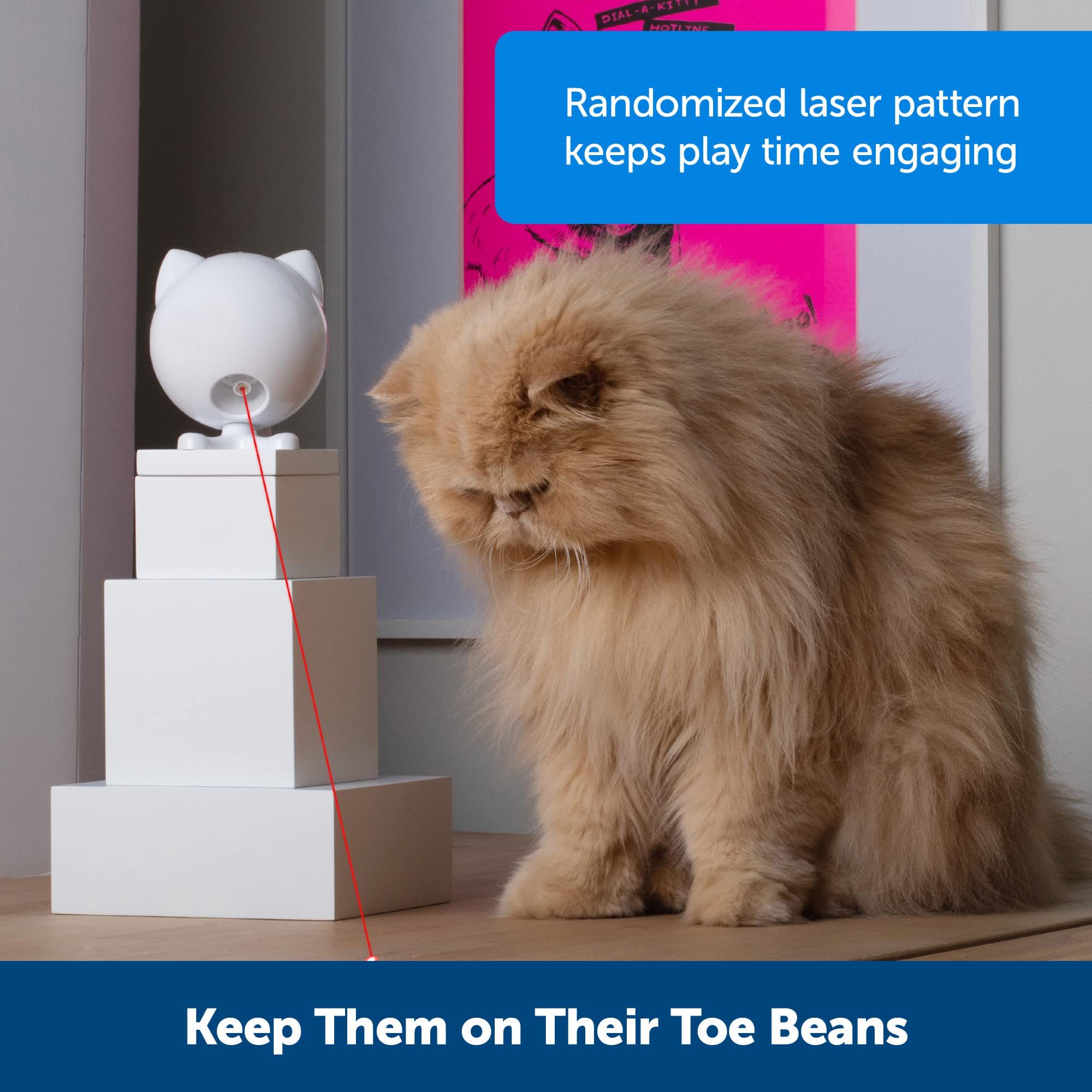 Foto 7 pulgar | El Juguete Láser Automático Para Gatos Petsafe Dancing Dot Alivia La Ansiedad - Venta Internacional.