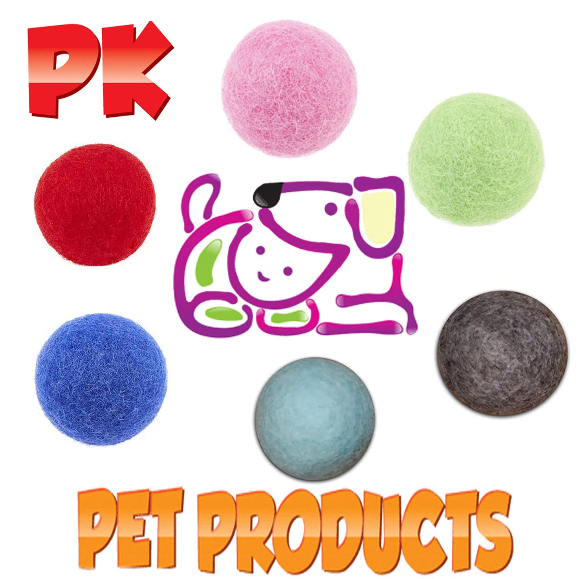Foto 5 pulgar | Bolas De Lana Fieltrada Puurkadot Catnip De Cat Toy Con Lata De Recarga - Venta Internacional.