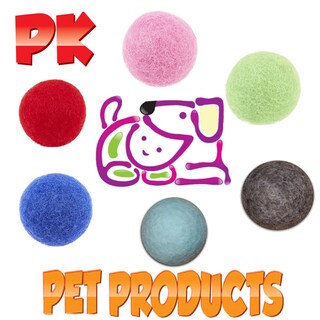 Foto 4 | Bolas De Lana Fieltrada Puurkadot Catnip De Cat Toy Con Lata De Recarga - Venta Internacional.