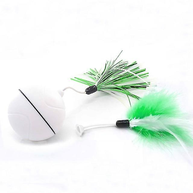 Bola Giratoria Led Con Flash Led Cat Toy Huoguo Para Gatos, Color Verde - Venta Internacional.