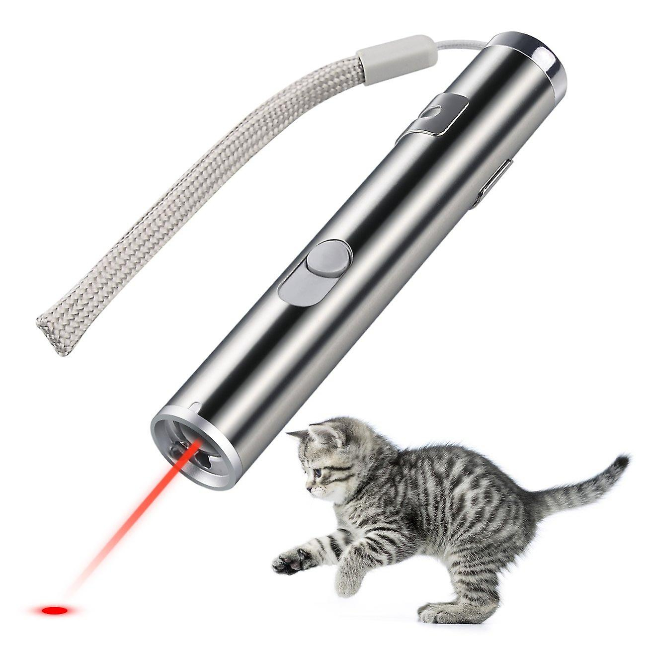 Puntero Láser Para Entrenamiento De Gatos Sanlin Beans Para Mascotas Con Linterna - Venta Internacional.