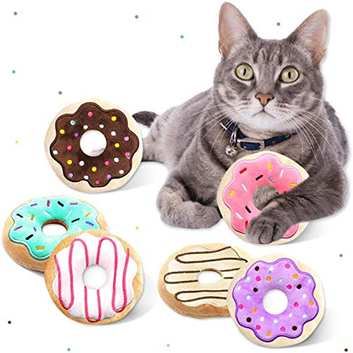 Chuchería Masticable Catnip Toys Cityvolyeen Donut Para Gatos Y Gatitos - Venta Internacional.