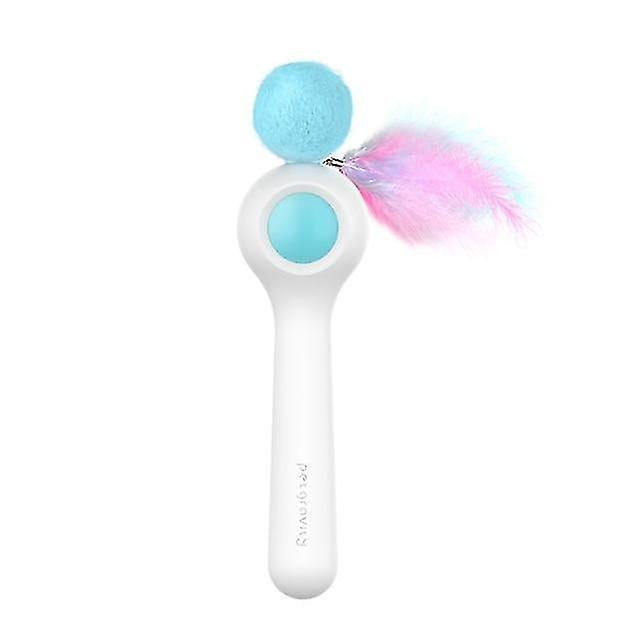 Palillo De Plumas Eléctrico Cat Toy Con Hierba Gatera Y Varita Para Gatos - Venta Internacional.