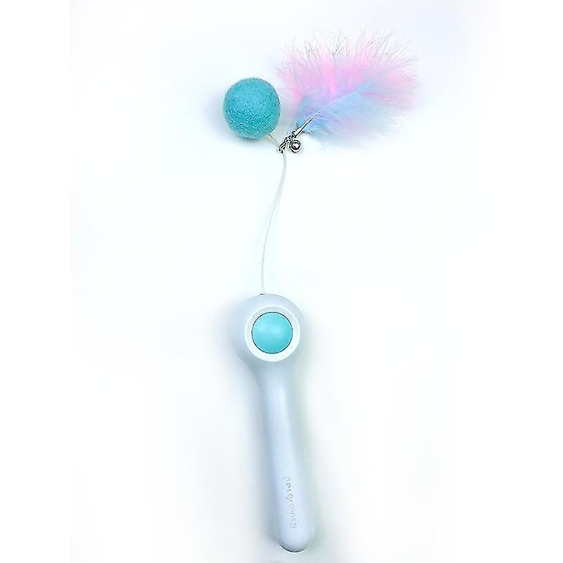 Foto 4 pulgar | Palillo De Plumas Eléctrico Cat Toy Con Hierba Gatera Y Varita Para Gatos - Venta Internacional.