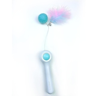 Foto 3 | Palillo De Plumas Eléctrico Cat Toy Con Hierba Gatera Y Varita Para Gatos - Venta Internacional.