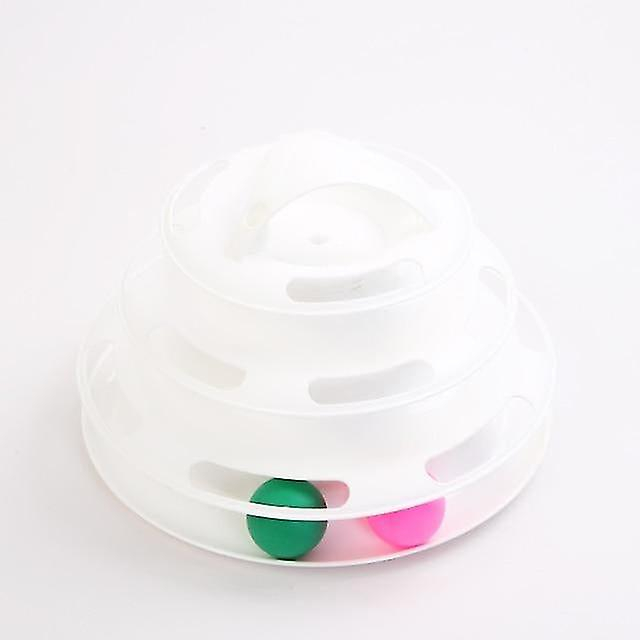 Cat Toy Huoguo, 5 Niveles, Disc Tower Tracks, Entrenamiento Con Pelota - Venta Internacional.